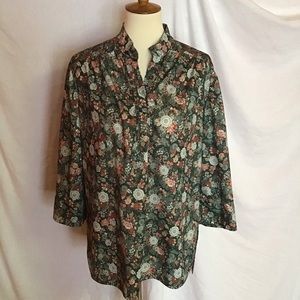 Vintage 70s handmade bell sleeve tunic